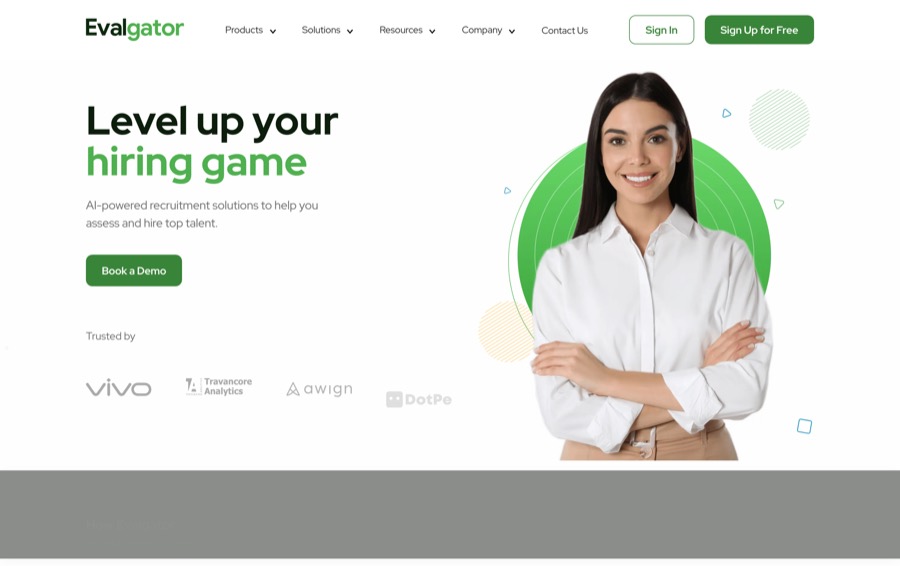 Evalgator assessment and screening suite homepage